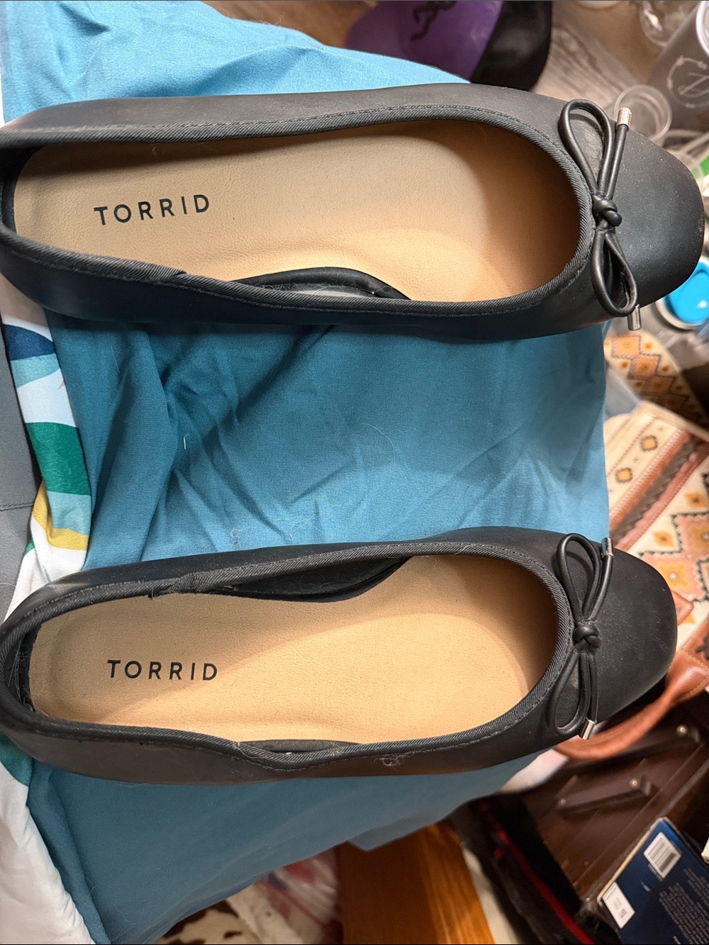 torrid Black Bow Ballet Flats